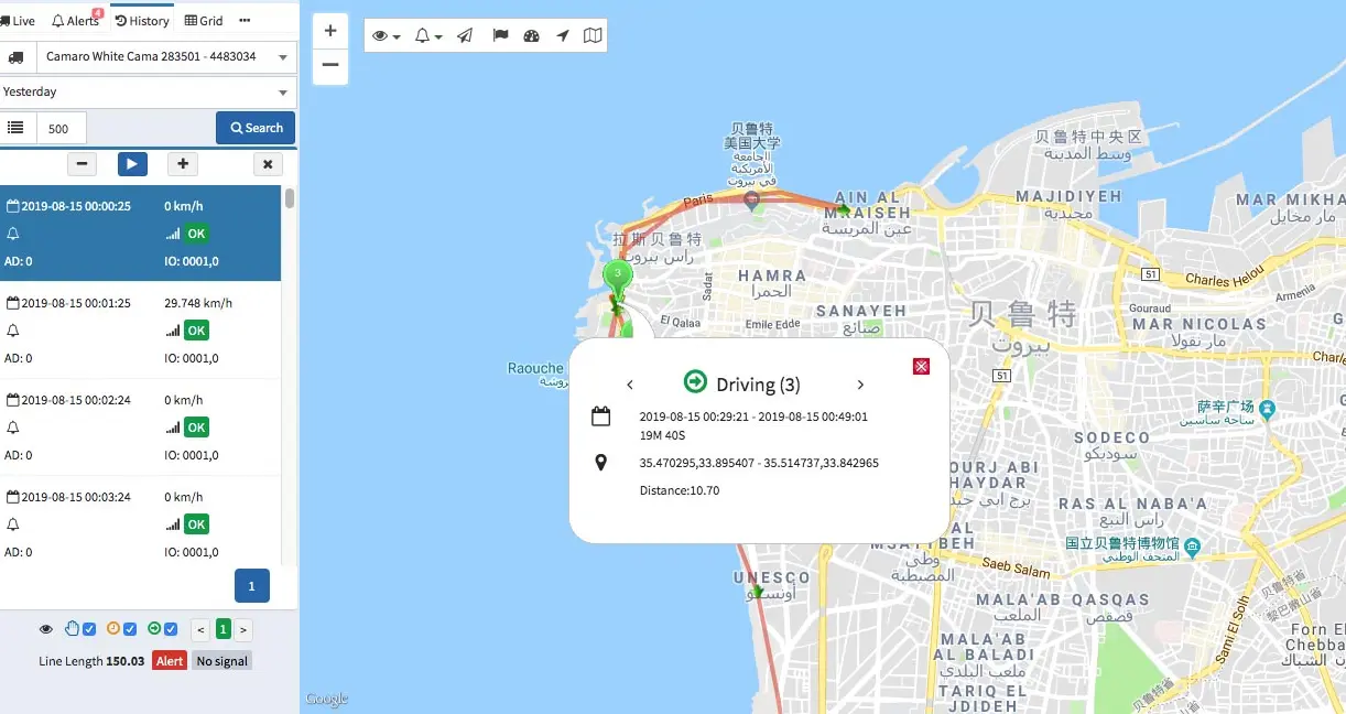 GPS para rastrear camiones
